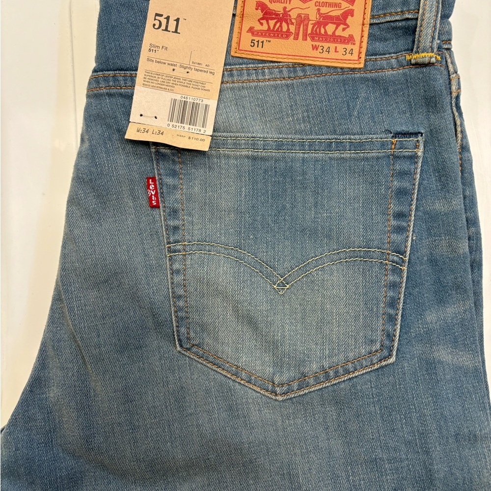 Levi's Blue Slim Jeans Classic Style